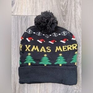 LED Light Up Christmas Beanie Hat